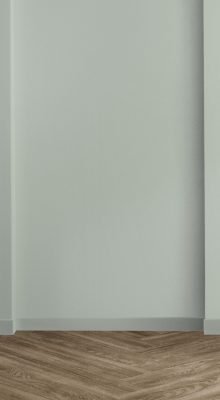 Empty minimal room interior design with mint green wall